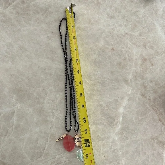 Katia Designs Black and Pink Pendant Necklace - Picture 5 of 8